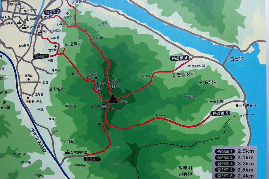 검단산 정상 전망 2 이미지