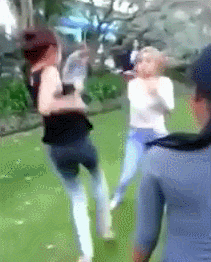 싸움 잘하는 누나.gif | 인스티즈