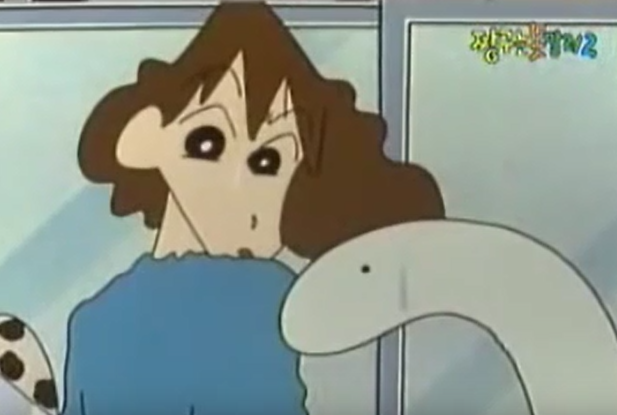 짱구보는데 뱀이 너무 귀여워서 캡쳐 | 인스티즈
