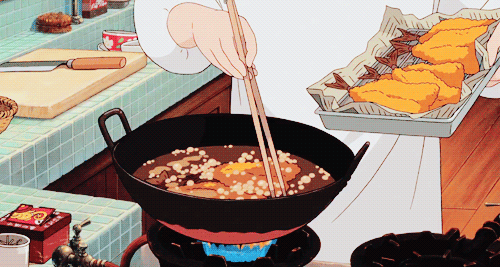 애니 속 음식들 .gif | 인스티즈