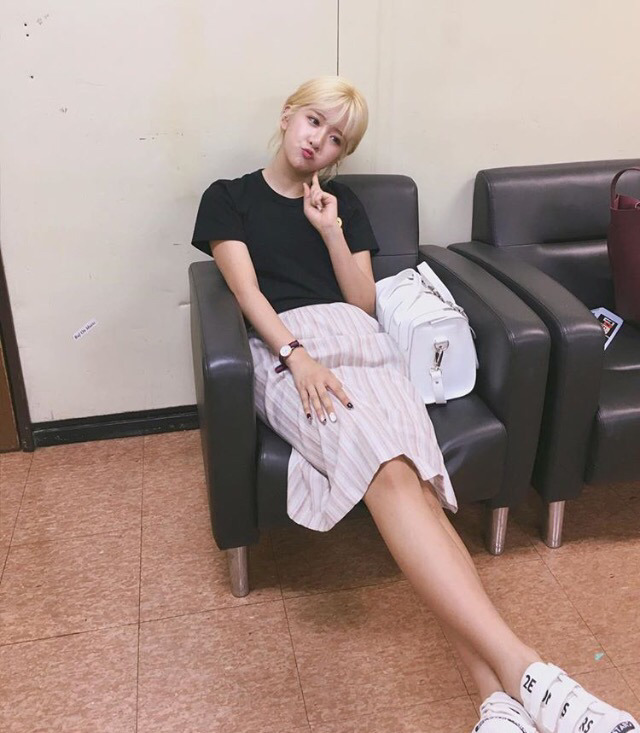7/31 우주소녀 엑시 인스타그램 | 인스티즈