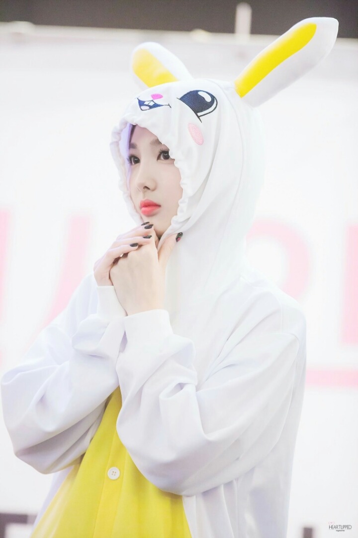 [트와이스] 혼자 앉아 있는 쭈구리 토끼 나연이(데이터주의) | 인스티즈