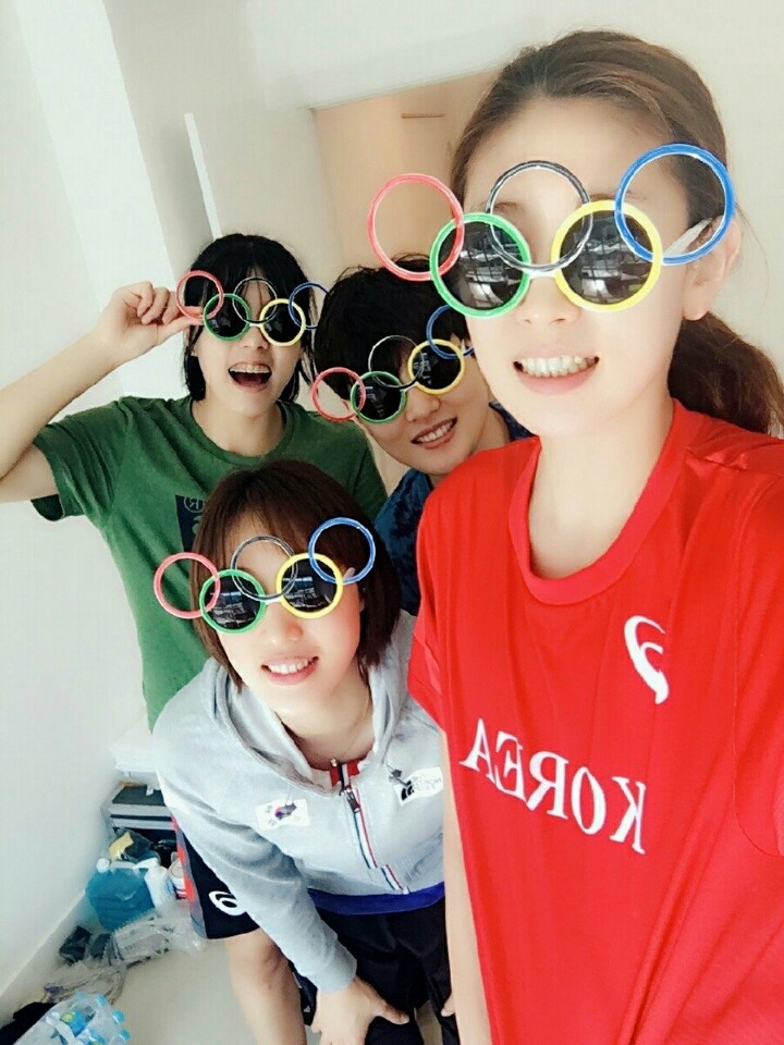 한국여자팀 배구전 승리후... | 인스티즈
