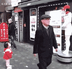 인사성 밝은 아이들.GIF | 인스티즈