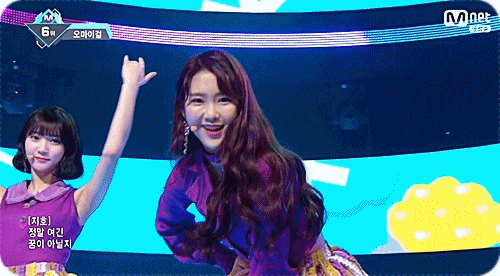 오마이걸 엠카 움짤.gif | 인스티즈