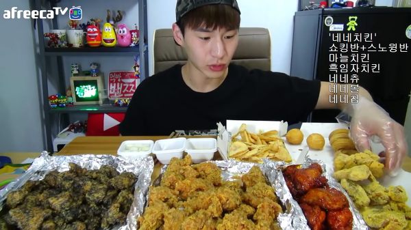 먹방 BJ 먹는양 톱쓰리 | 인스티즈