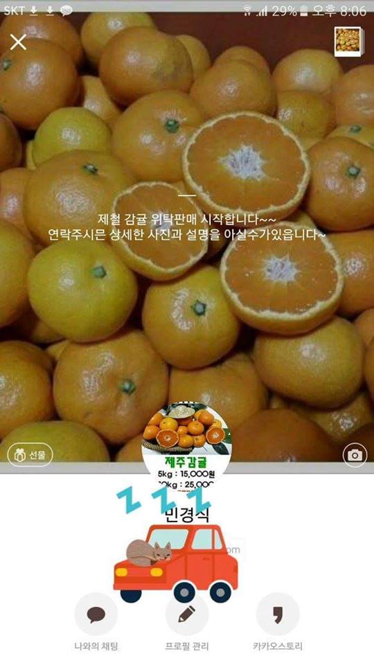 전남친 퇴치하려고 카톡 귤판매자로 바꿨는데 할머니한테 온 카톡 | 인스티즈