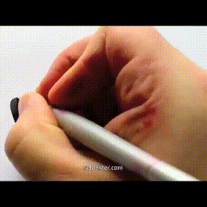 손으로 직접 그리는 유명 상표들.gif | 인스티즈