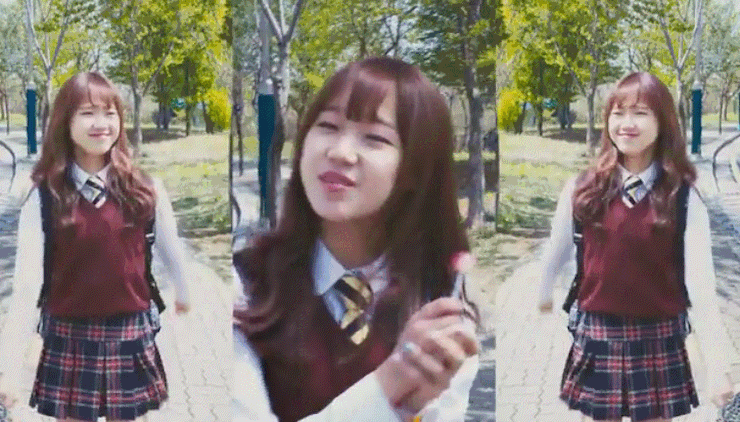 아이오아이 최유정 교복입은 모습 모음 | 인스티즈