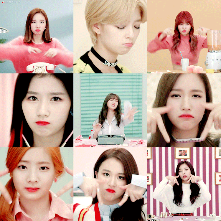 [twice] 트와이스 이번3집 TT 9분할짤.gif | 인스티즈