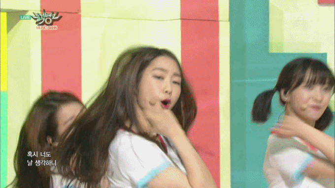 [오마이걸] 오늘 뮤직뱅크 Liar Liar 움짤2 | 인스티즈