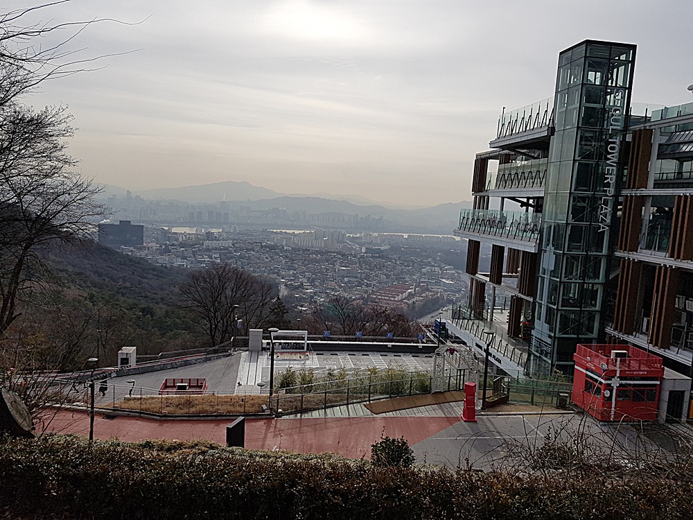 남산 정상 에서 이미지