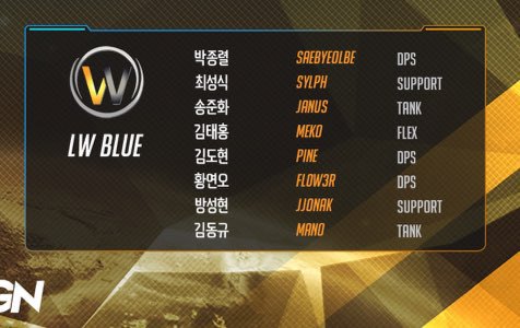 [오버워치] LW blue 쪼낙 선수 들어옴 | 인스티즈