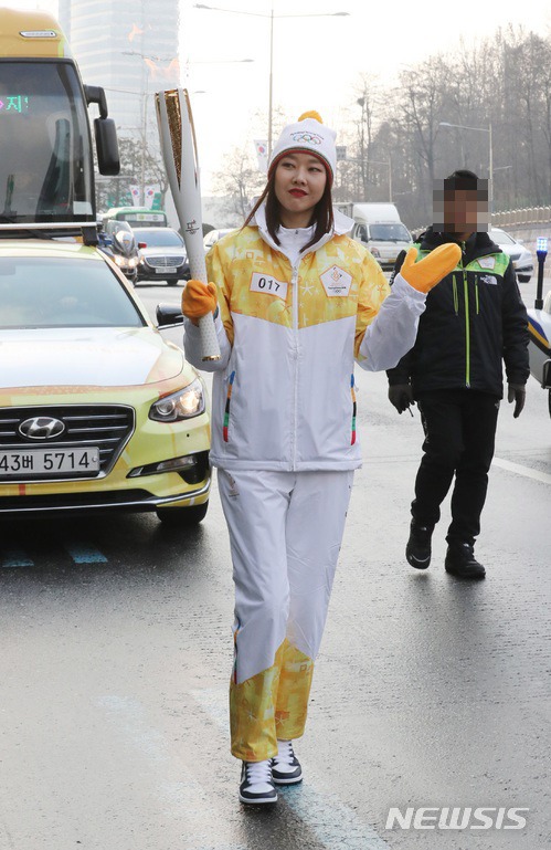한혜진 성화봉송. jpg | 인스티즈
