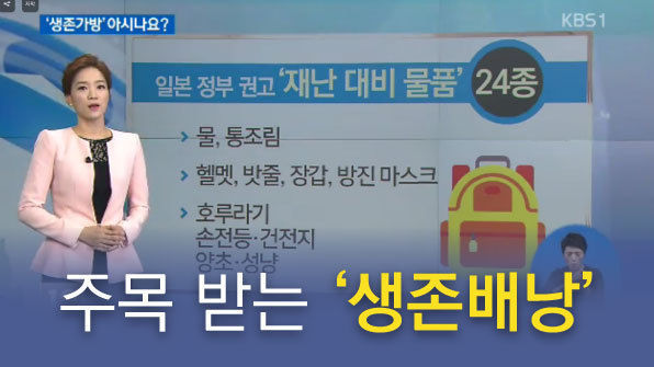 재난에서 살아남기 위한 생존가방 물품 | 인스티즈