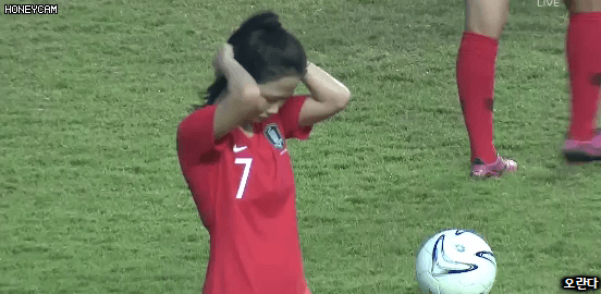 경기종료후 눈물흘리는 이민아.gif | 인스티즈