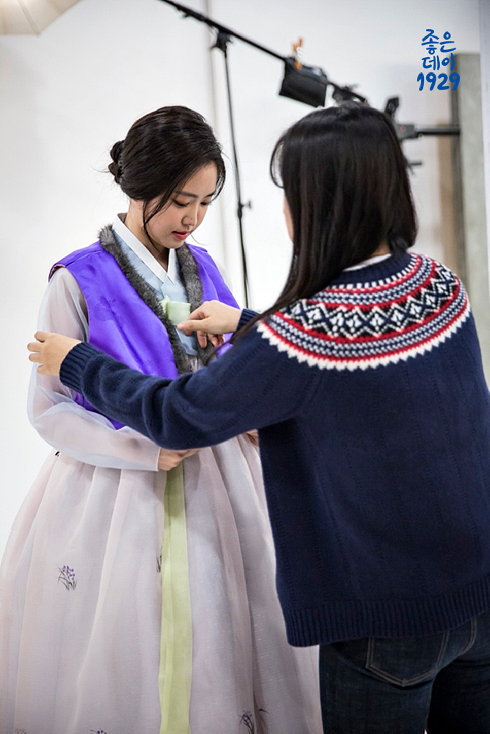 손나은 좋은데이 광고 비하인드 컷 .jpg | 인스티즈
