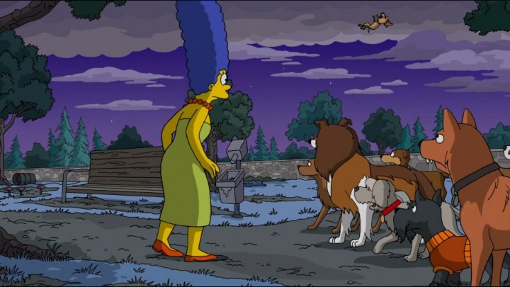 마지 심슨이 개를 다루는 방법 | 인스티즈