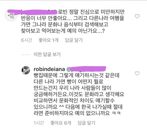 어서와 프랑스편 재미없다는 댓글에 답글 단 로빈.jpg | 인스티즈