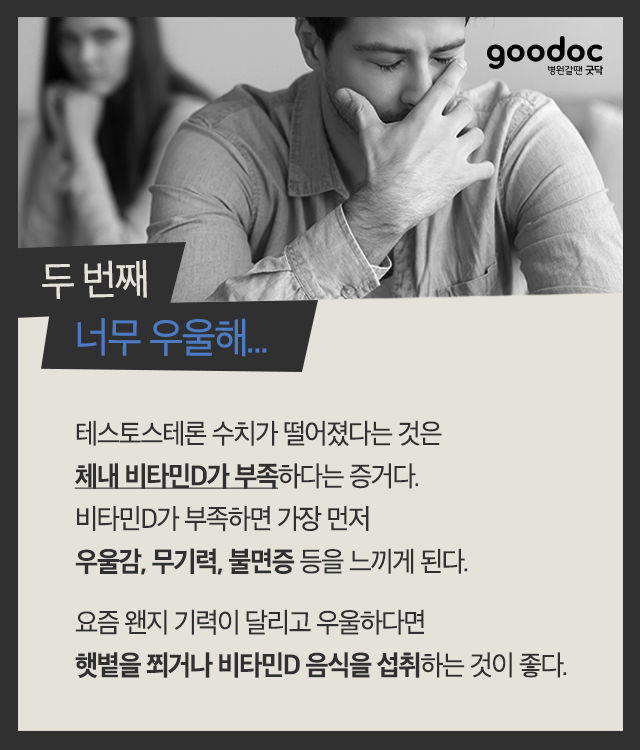 남성호르몬이 떨어지면 나타나는 신체변화는? | 인스티즈