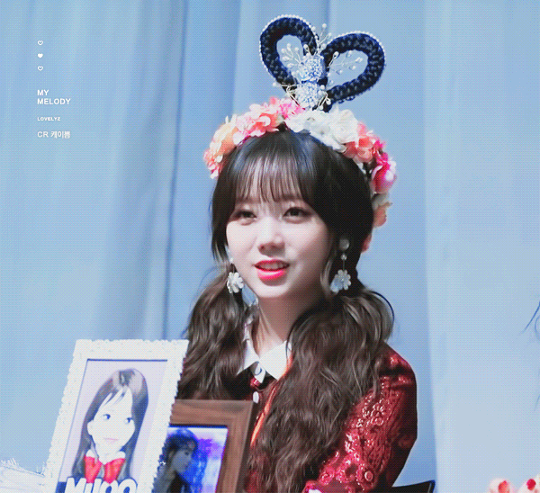 선녀 화관 쓴 러블리즈 케이.gif | 인스티즈