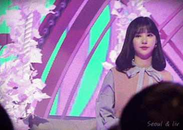 171026 엠카운트다운 여자친구 은하 비하인드 gif | 인스티즈