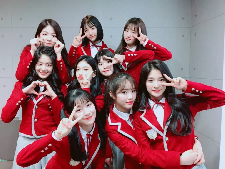 프로미스나인 음악방송 후 찍은 사진들 | 인스티즈